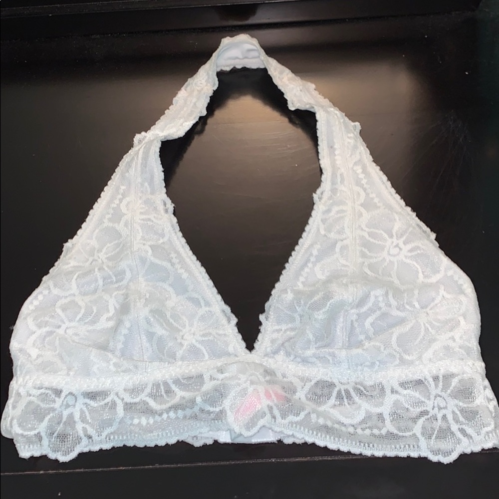 PINK lace bandeau